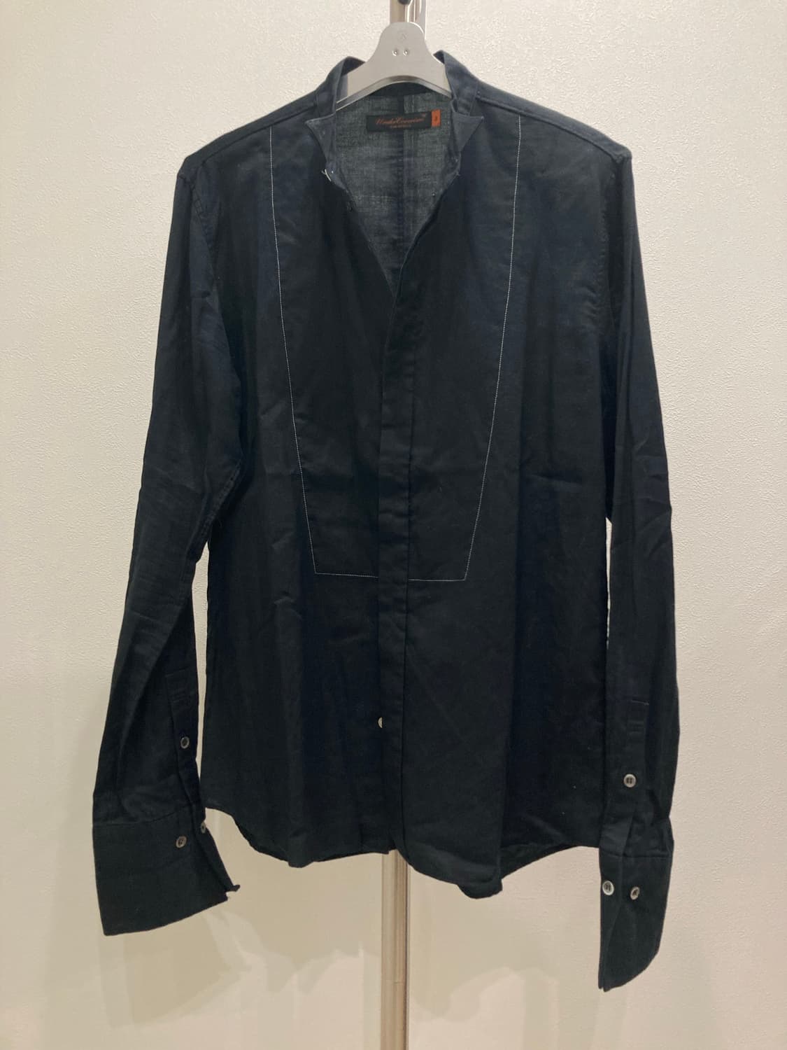 언더커버 07ss "PURPLE" 스퀘어 라인 버튼업 셔츠 상품이미지3