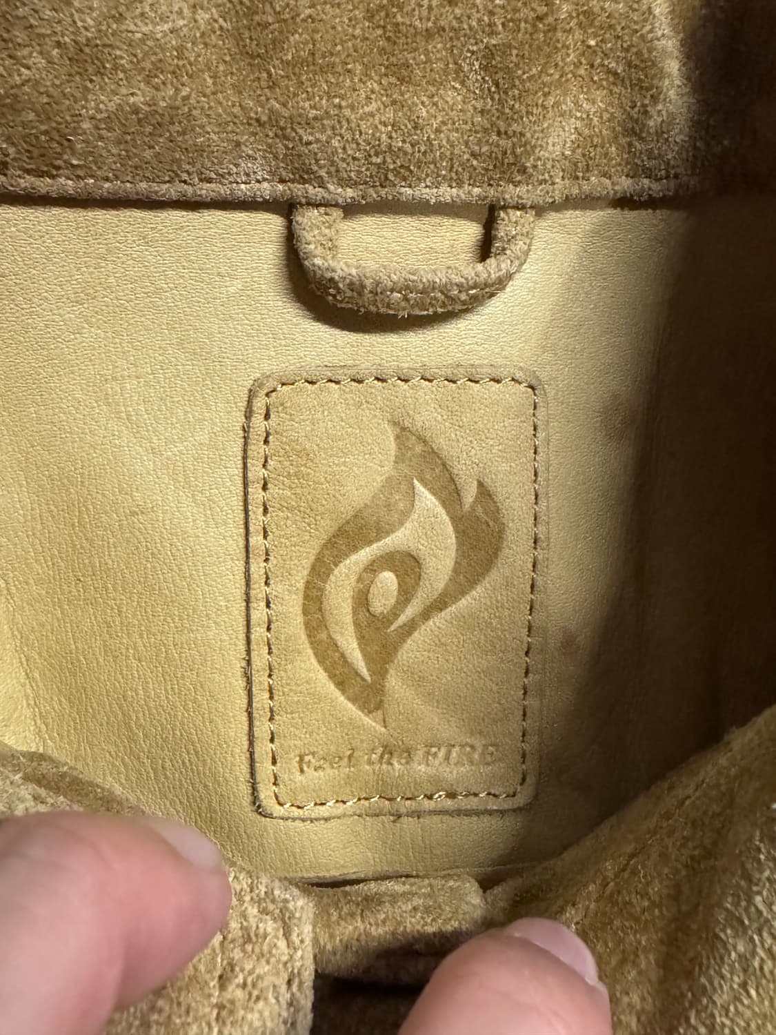 Kirin Fire 스웨이드 레더 트러커 자켓 상품이미지4