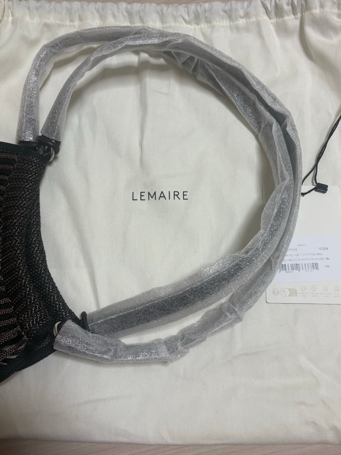 르메르 필트 네트백 마롱글라세(미디움) 판매합니다 상품이미지5