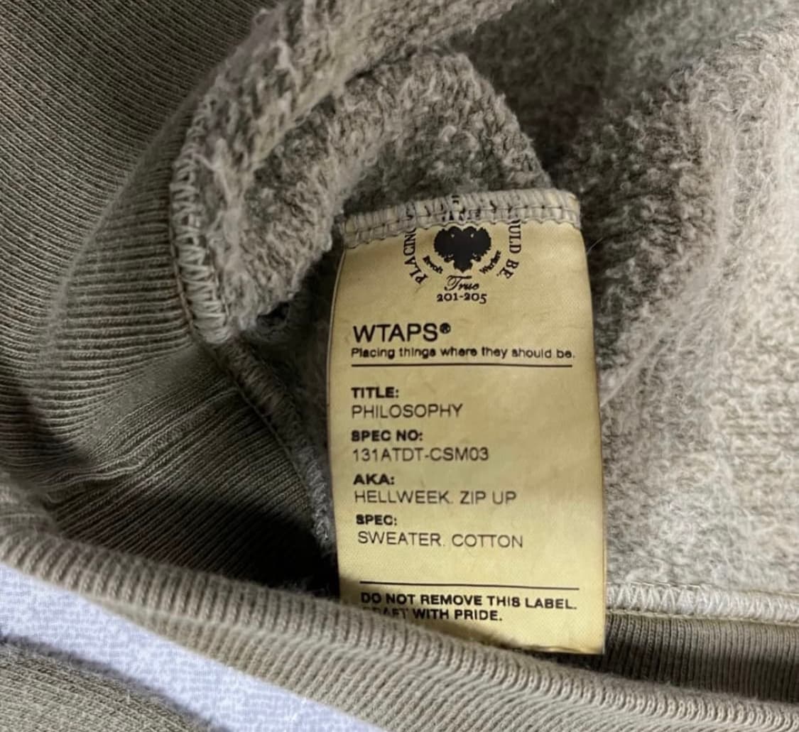 더블탭스 13SS 후드 집업 상품이미지4