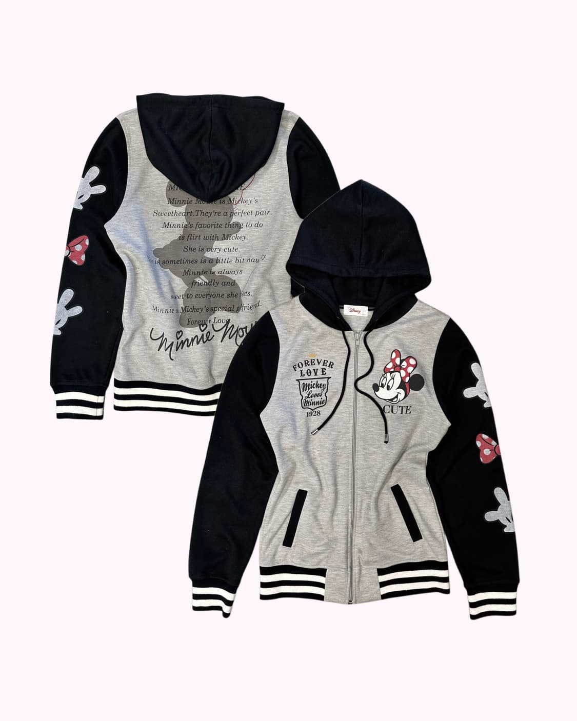 minnie mouse hood zip-up 상품이미지1