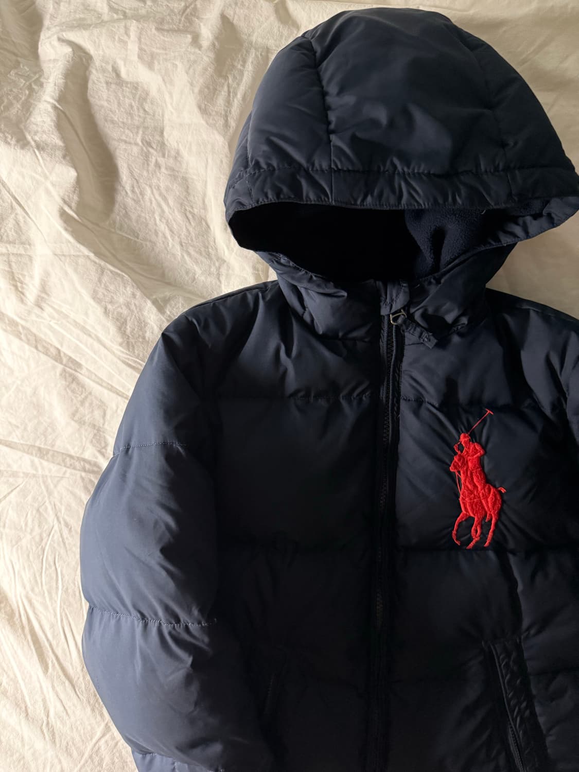폴로 빅포니 패딩 네이비 상품이미지1