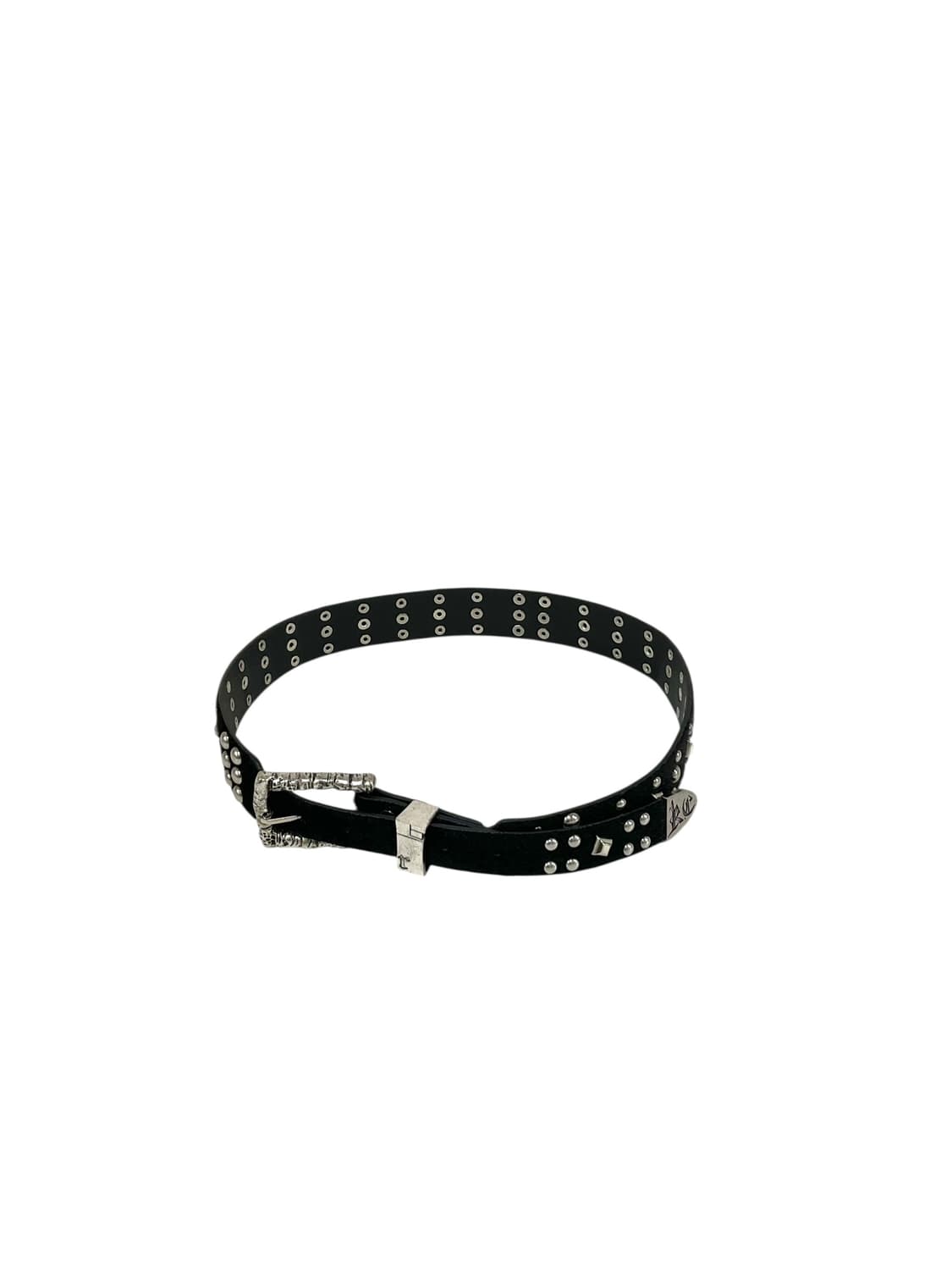 빈티지 송치가죽 스터드 벨트 상품이미지3