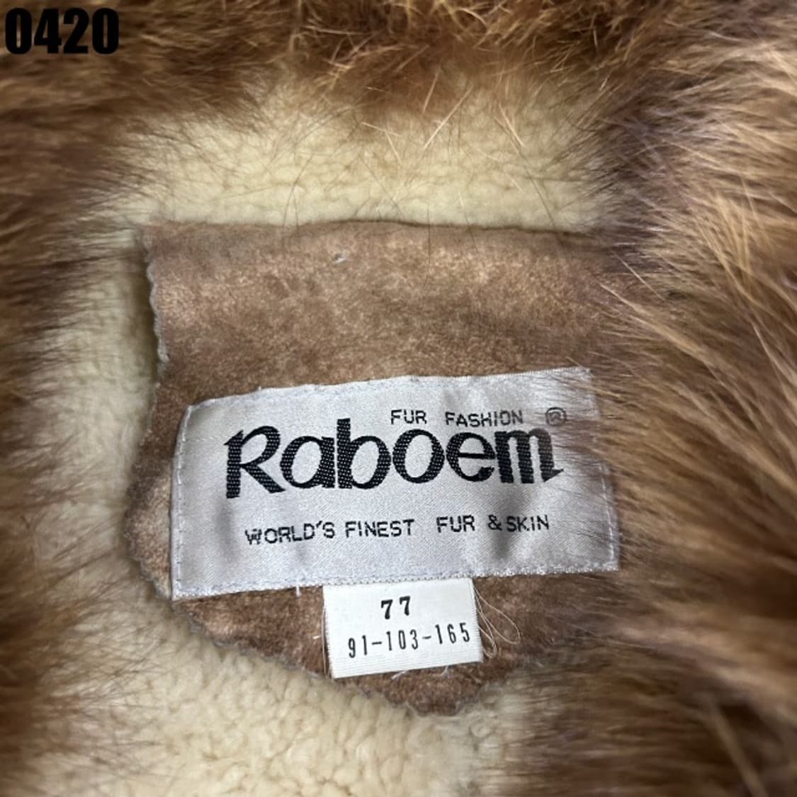 빈티지 무스탕 퍼 코트 77 상품이미지2