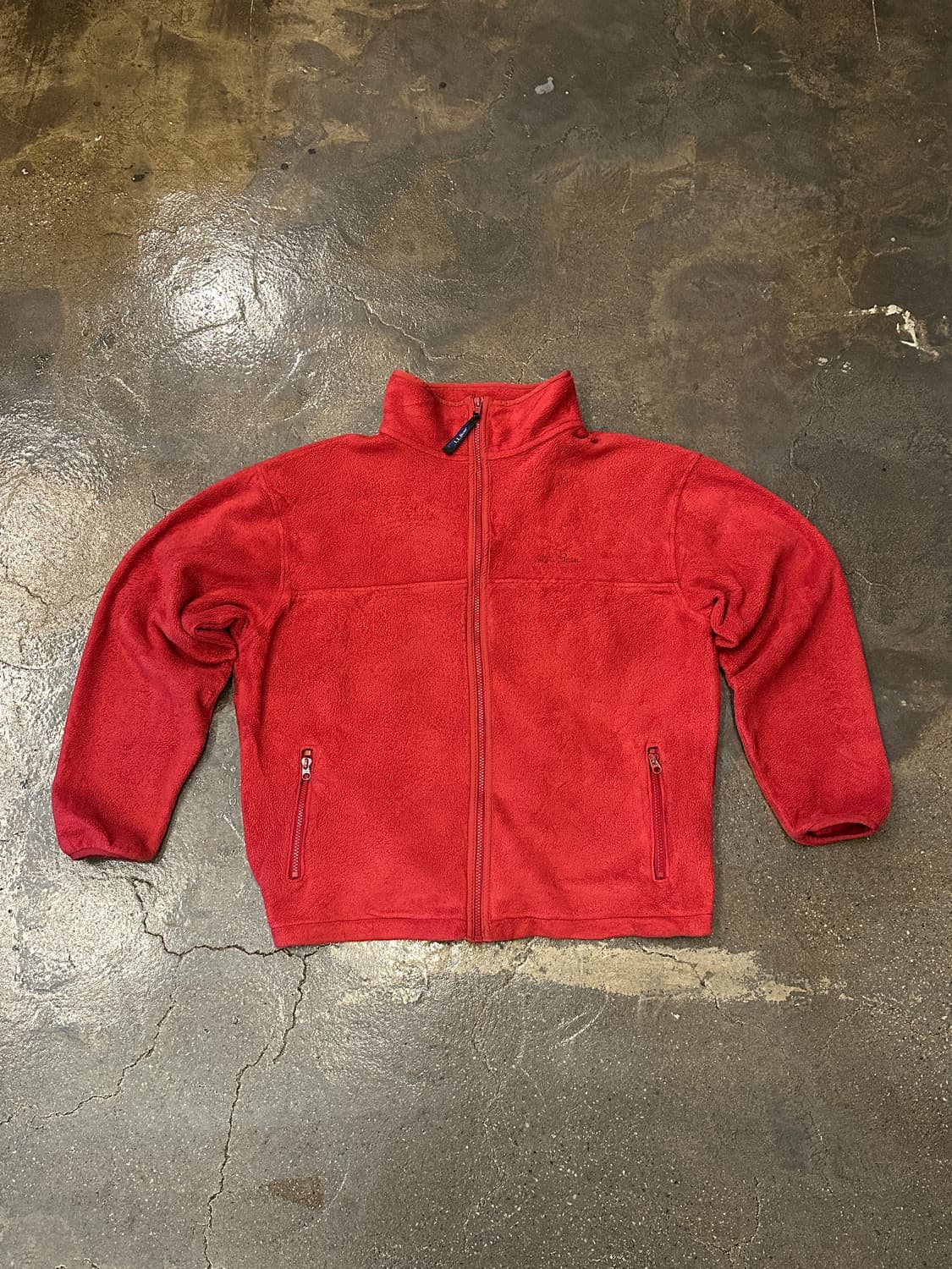 90s 엘엘빈 플리스 집업 L 상품이미지1