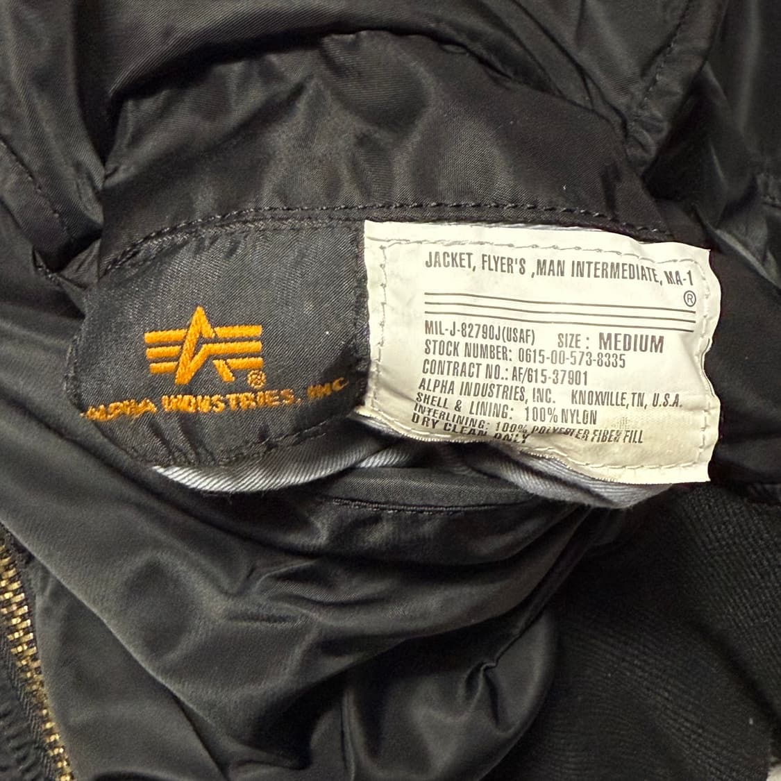 M 알파인더스트리 MA-1 리버시블 USAF 자켓  상품이미지8