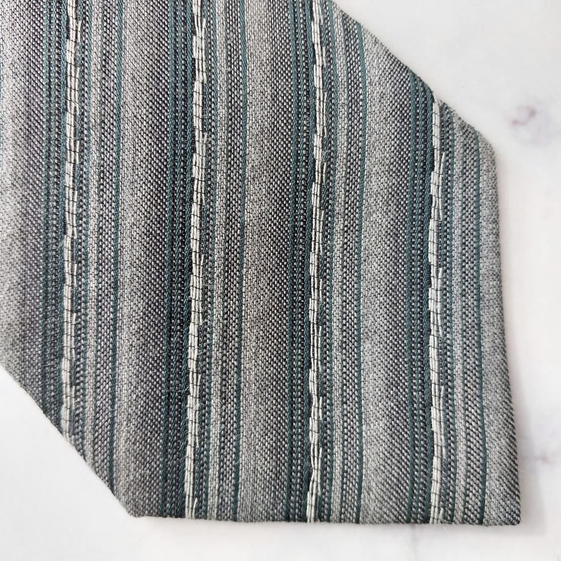 샤를주르당 실크 울 혼방 스트라이프 넥타이 9.7cm A+등급 K1985 상품이미지7