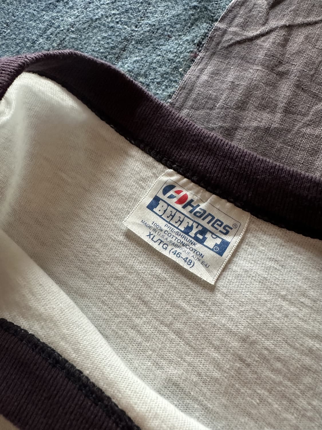 90s USA Vintage Hanes Ringer T Shirt 상품이미지6