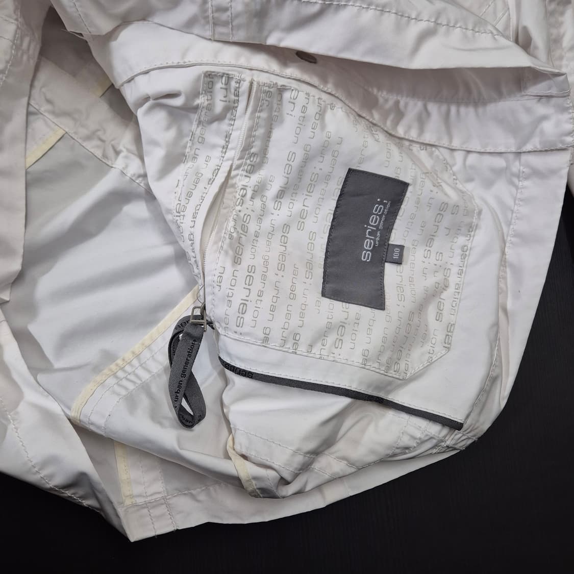 코오롱 시리즈 화이트 집업 100사이즈 자켓 상품이미지3