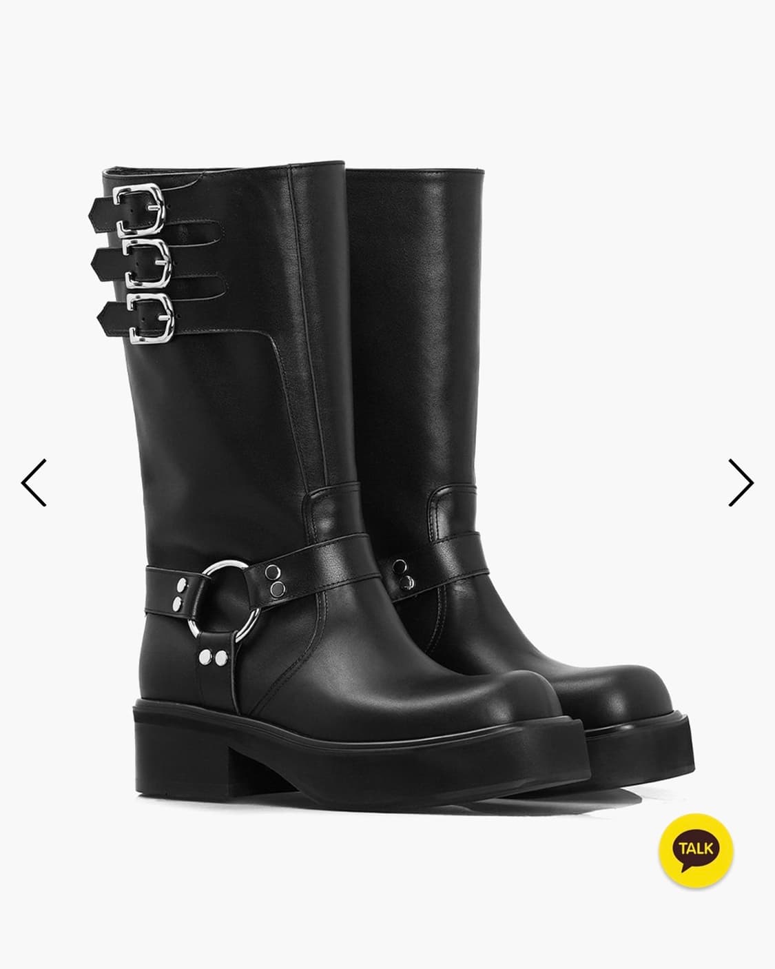 러프넥 620 세이디 바이커부츠 블랙 230 상품이미지1