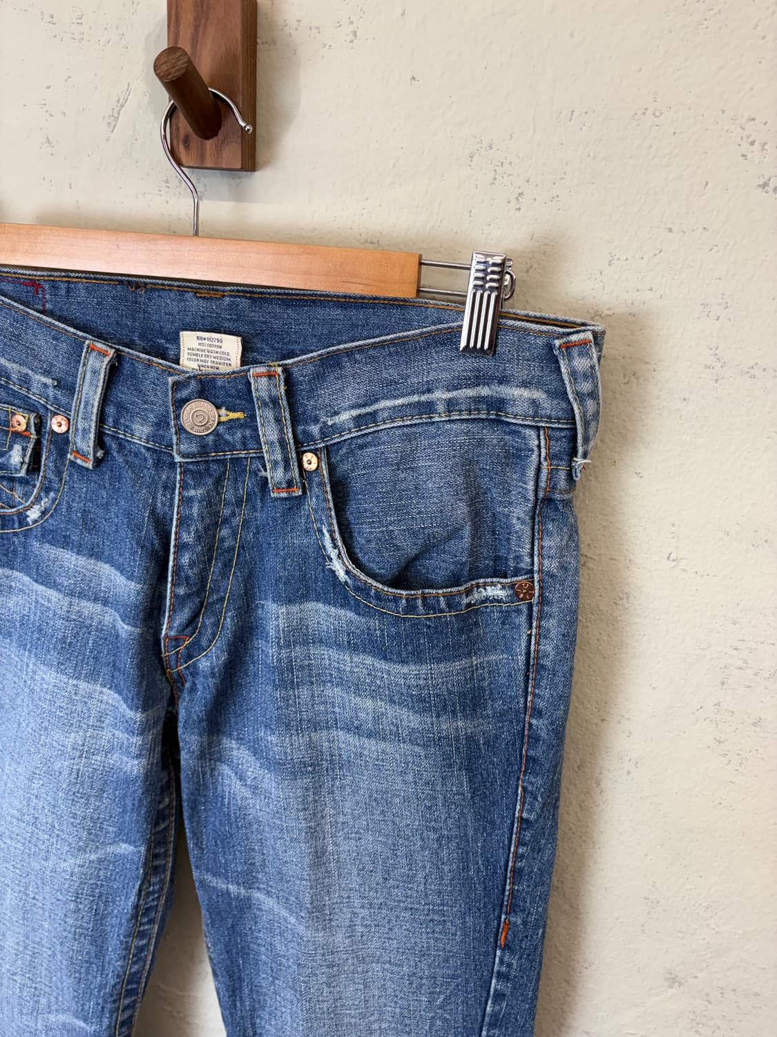 트루릴리전 빈티지 데님 부츠컷 팬츠 상품이미지5