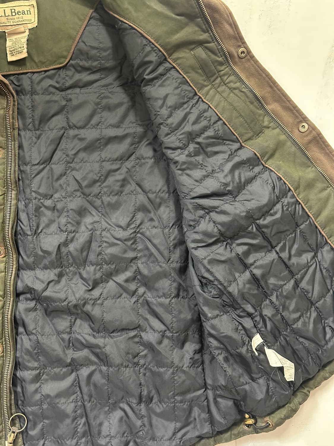 [L.L.bean] 엘엘빈 왁스 퀼팅 다운 베스트 상품이미지6