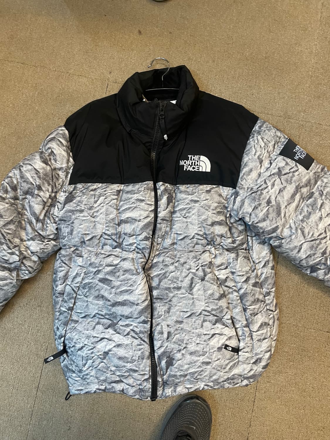 눕시 흰색 패딩 상품이미지1