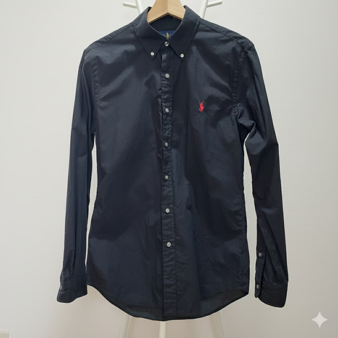 폴로 랄프로렌 슬림핏 포플린 셔츠 블랙 S(95) 상품이미지1