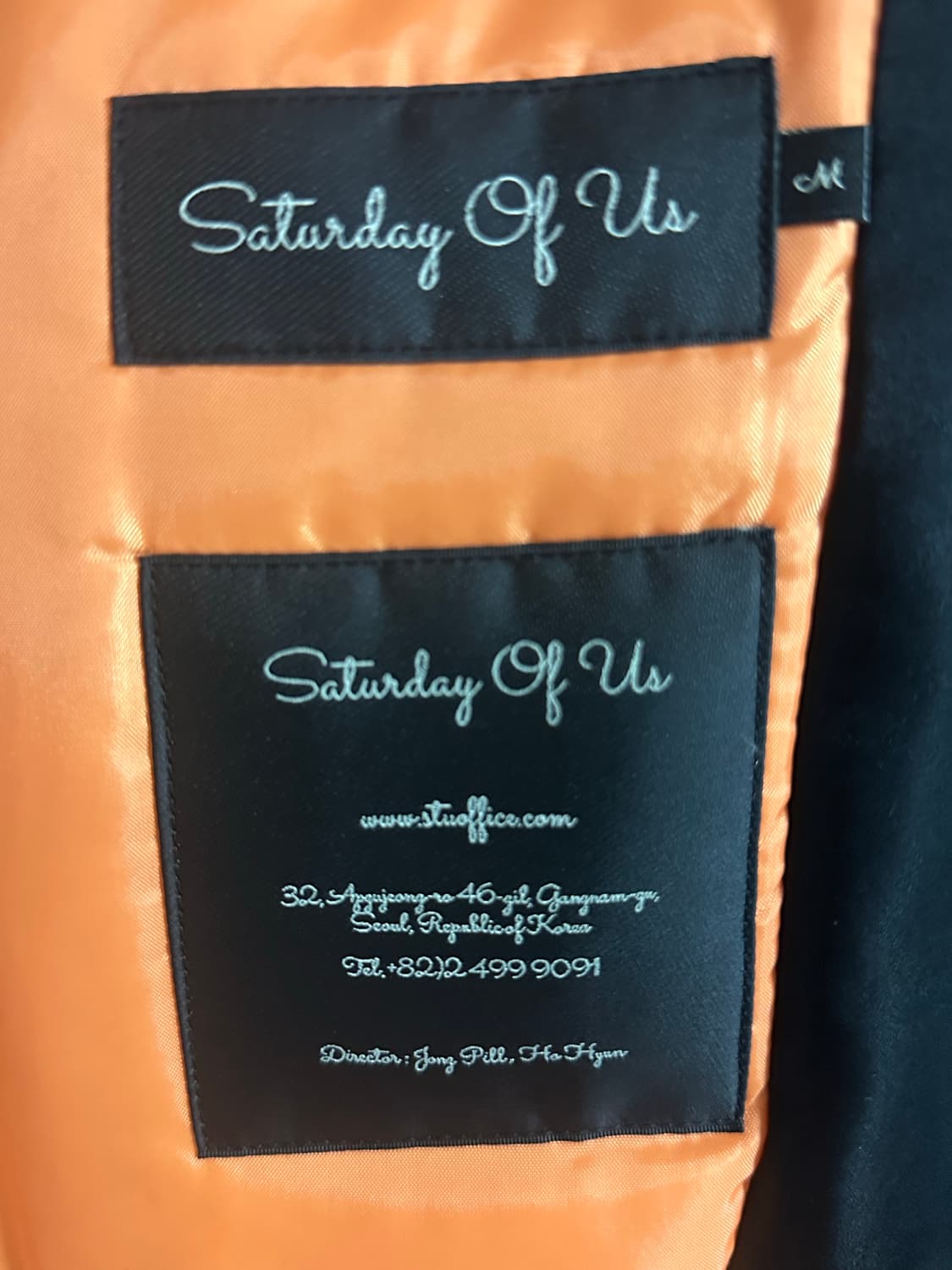 STU office 크롭 봄버 새상품 m사이즈 상품이미지4