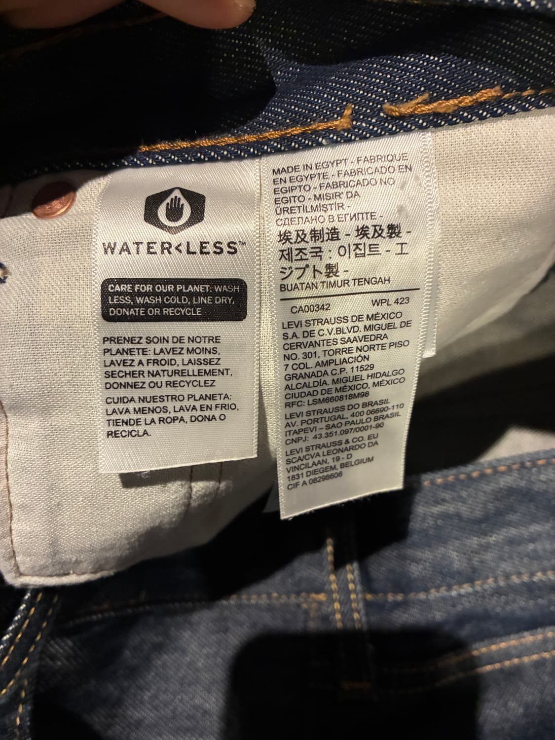 34) 리바이스 501 생지 데님 상품이미지2