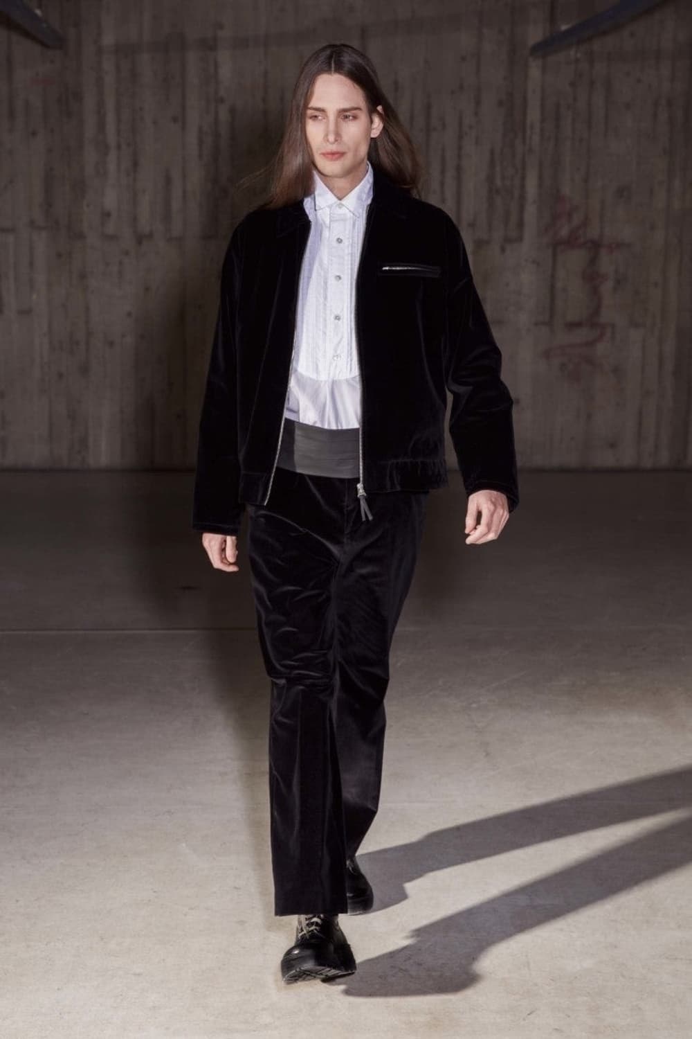 아워레가시 16FW 벨벳 블루종 자켓 46size 상품이미지1