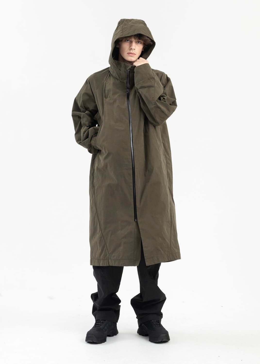 혜인서 Reversible Hooded Parka 카키 3사이즈 상품이미지2