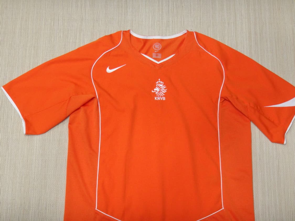 (XL) 나이키 2004-06 네덜란드 홈경기 축구 저지 상품이미지3