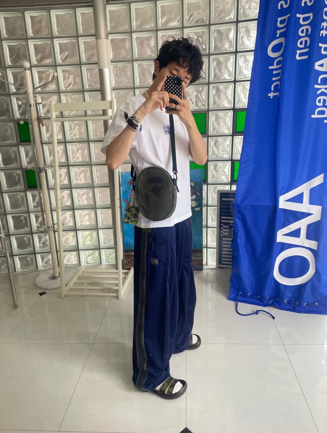 X freaks store HD track pant 상품이미지7