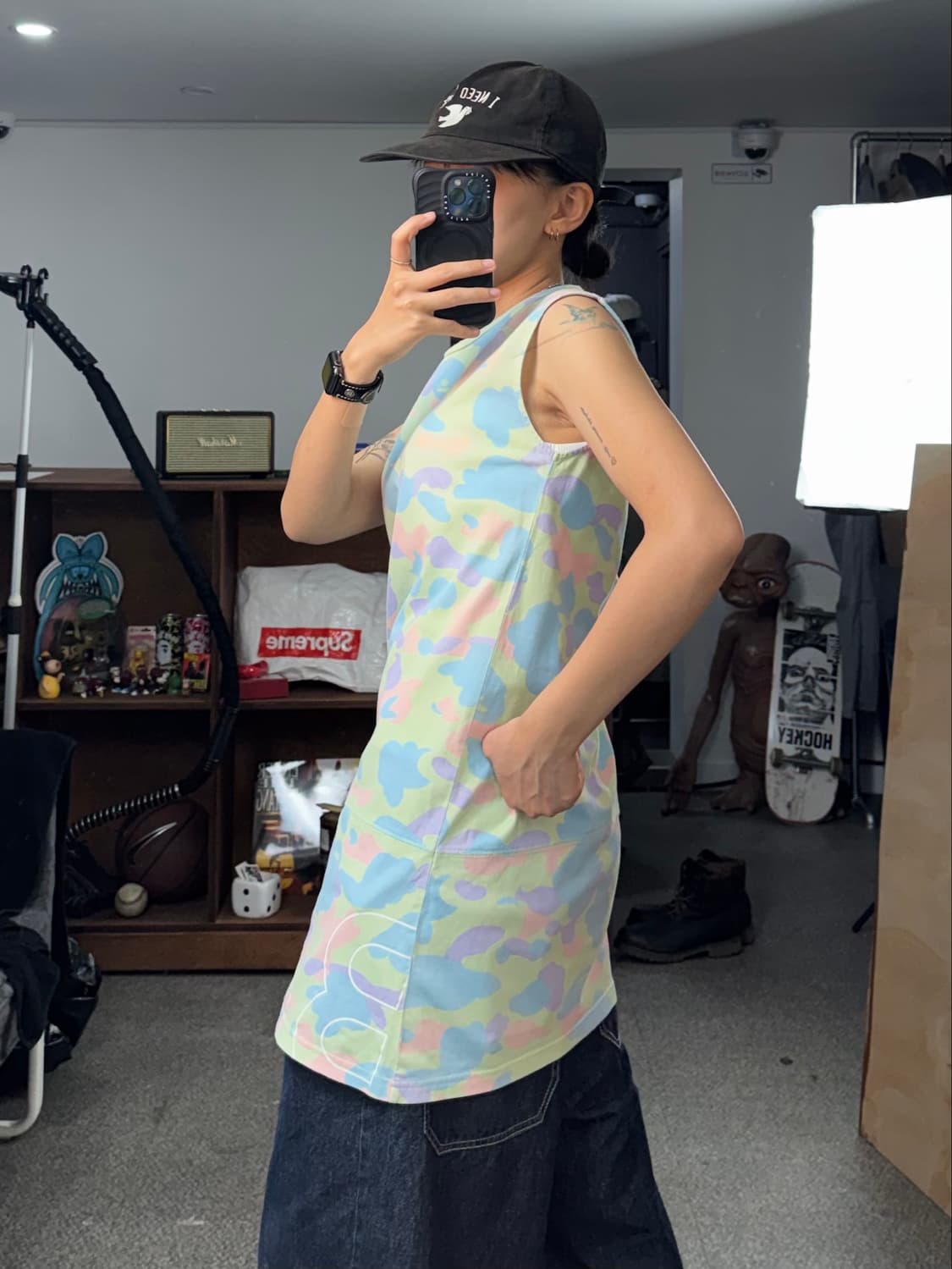 베이프 파스텔 카모 슬리브리스 티셔츠 상품이미지7