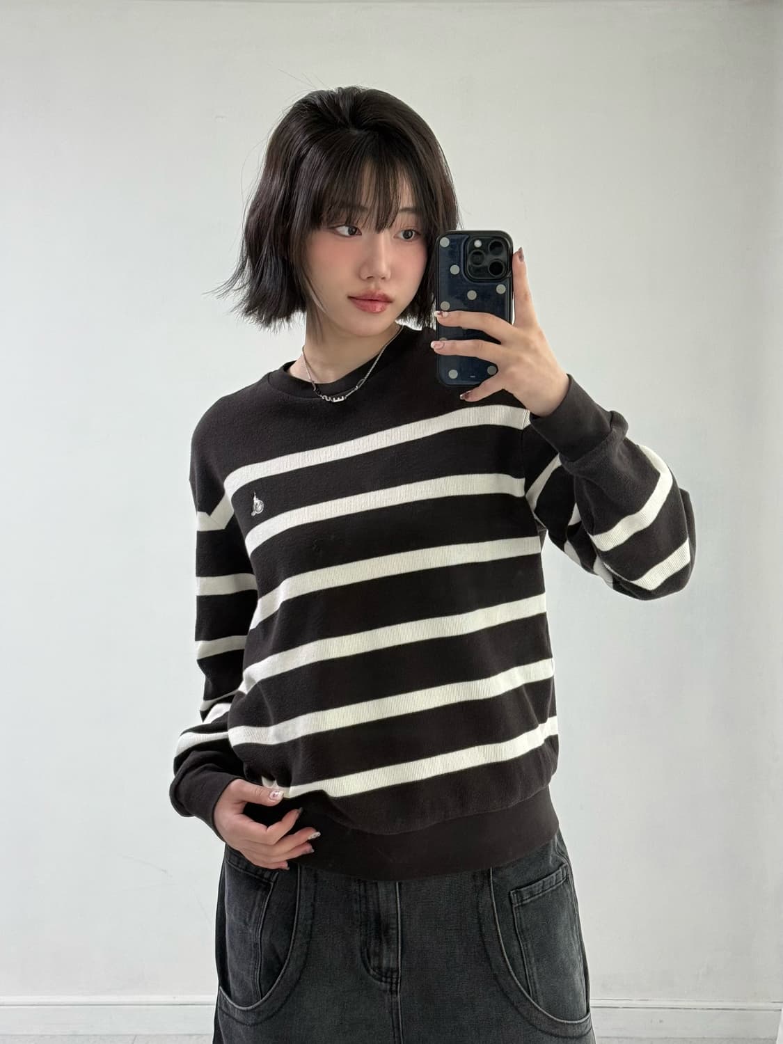 빈폴 뮤트 브라운 니트 상품이미지1