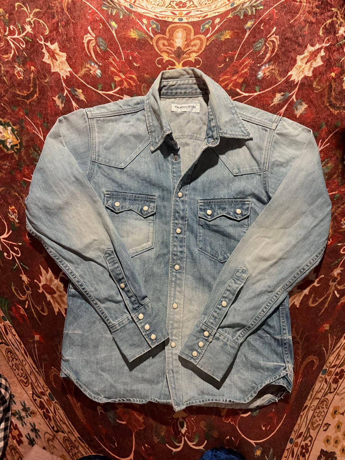 VANQUISH Western Denim Shirt 상품이미지1