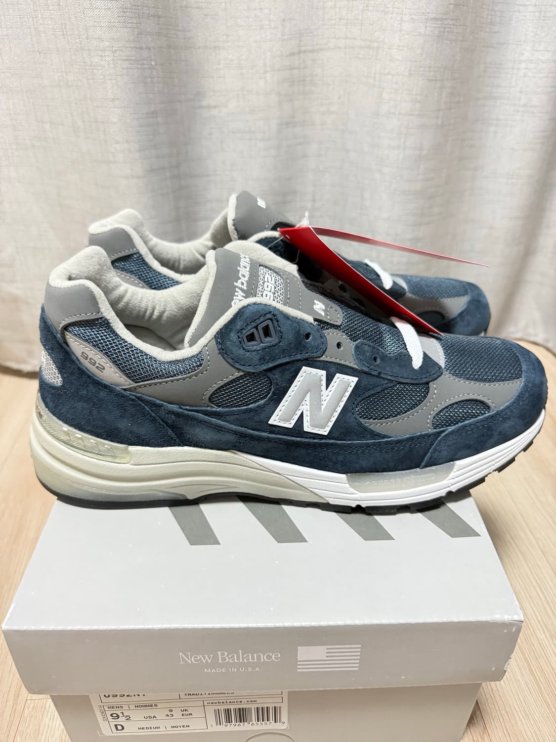 뉴발란스 992 네이비(992ny) 새상품 275 상품이미지2