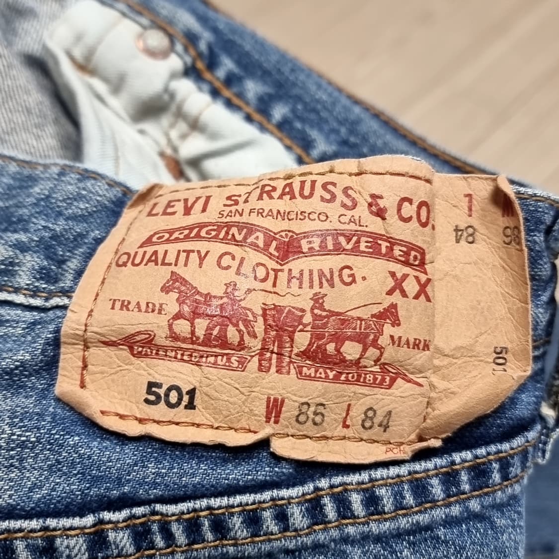 빈티지 made in korea 리바이스501(33) 상품이미지7