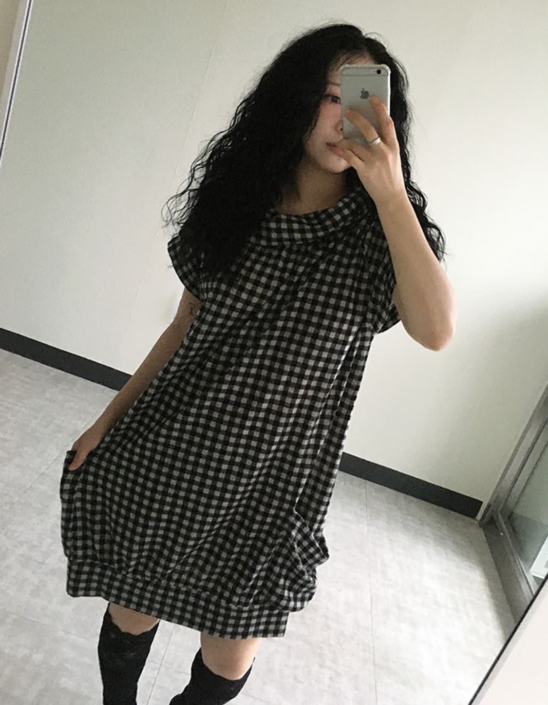 gingham check dress 상품이미지6