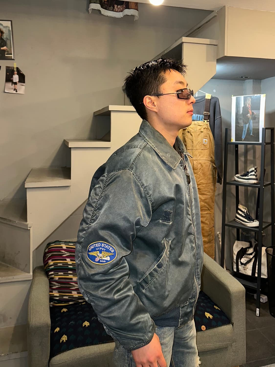 Houston reissue type B-15 flight jacket 상품이미지3