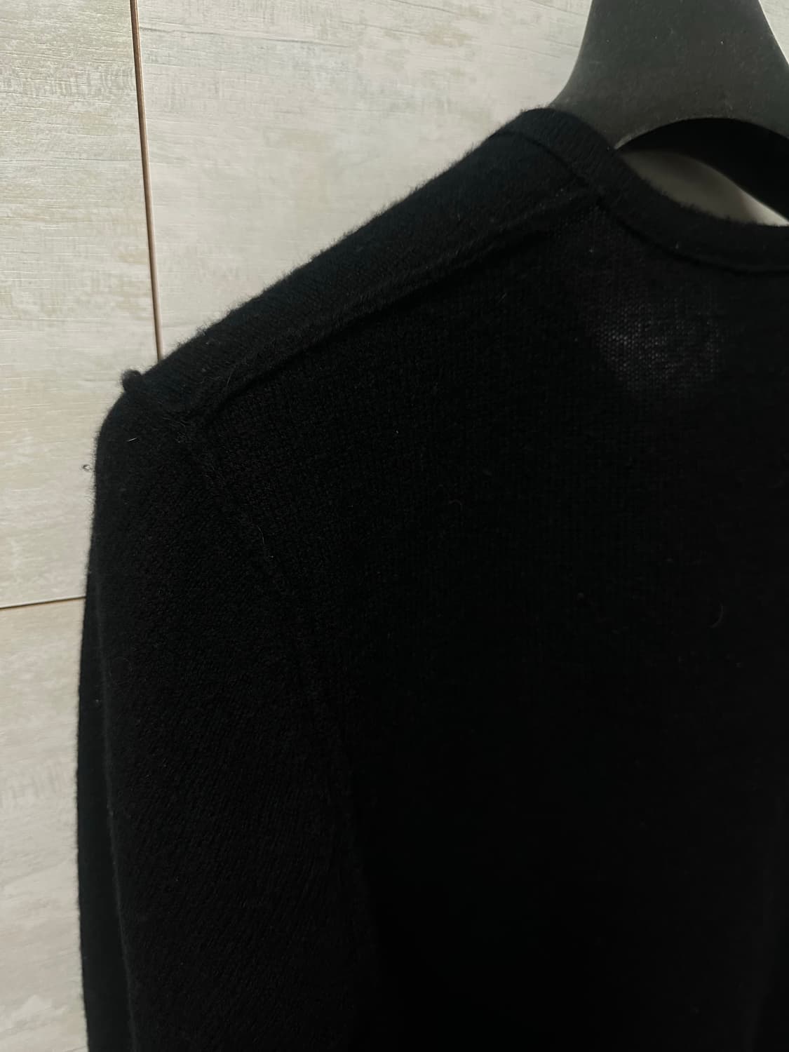 제임스펄스 캐시미어 브이넫 니트 1 블랙  상품이미지5