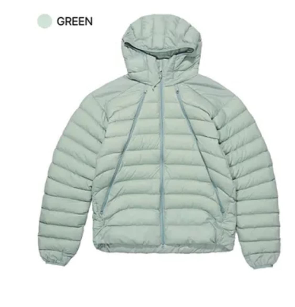 스키즘인듀싱 경량패딩 그린 L 상품이미지1