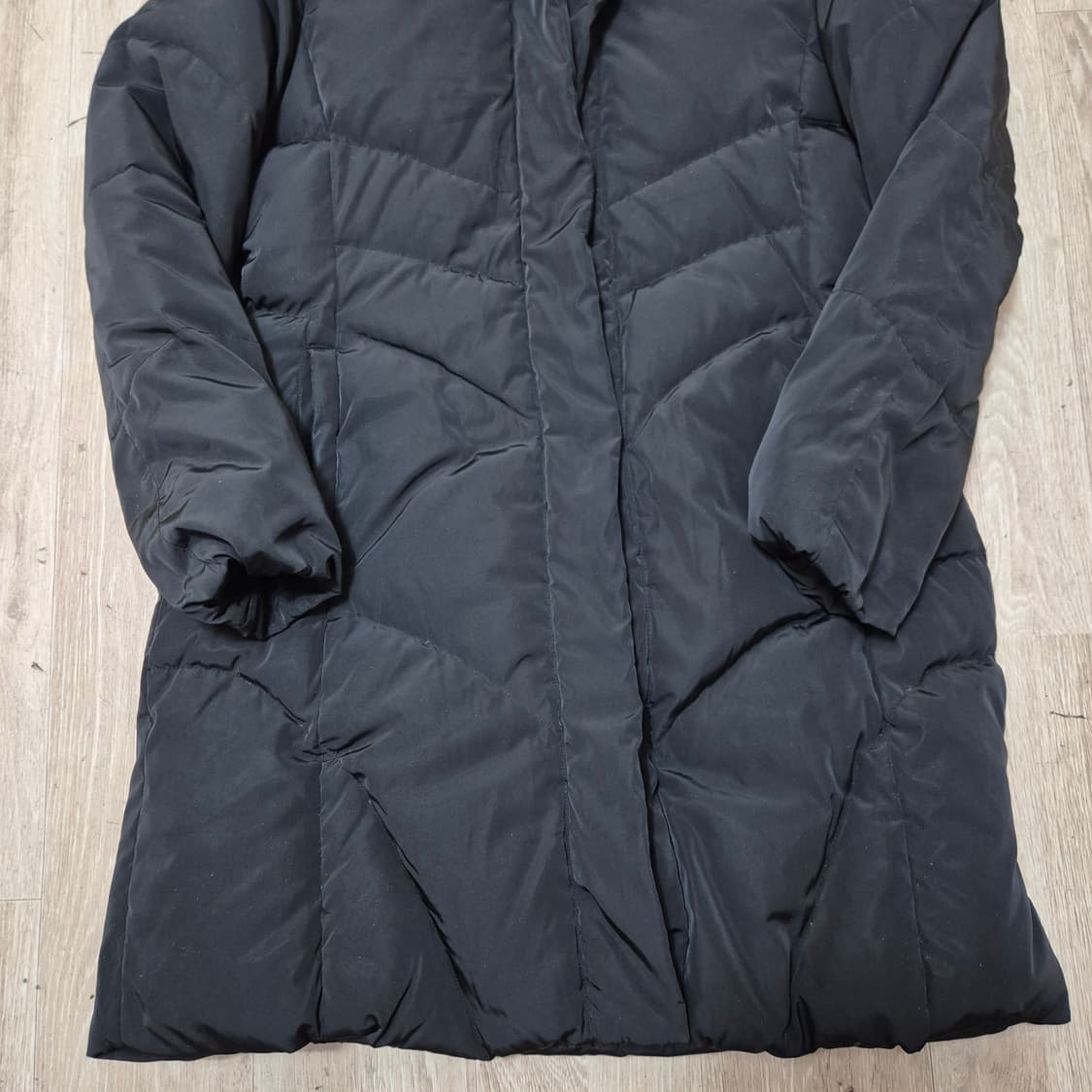 지고트 여성 덕다운 후드 롱패딩 점퍼 상품이미지3