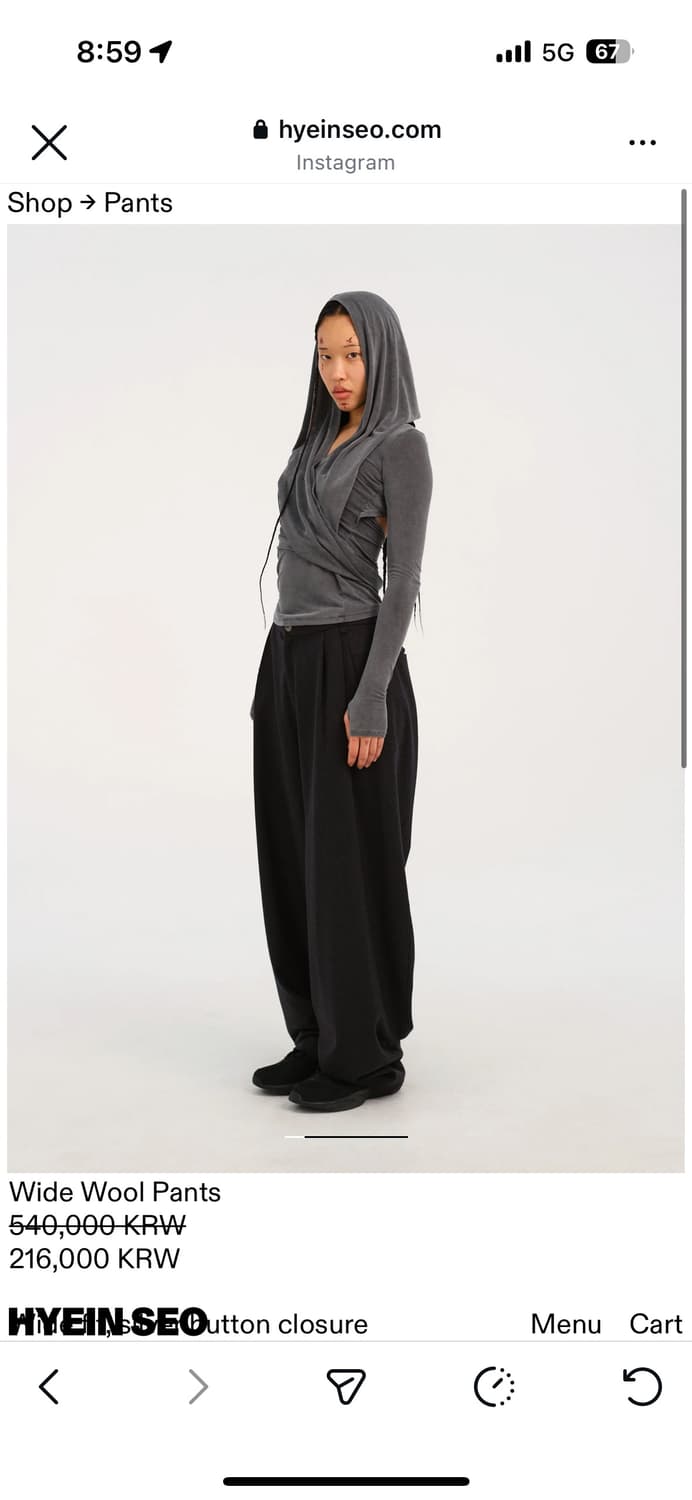 혜인서 후드탑 그레이 2 상품이미지1