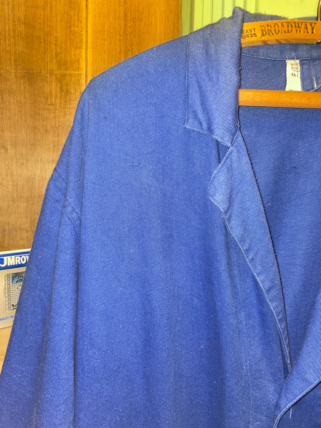 1980–1990s Vintage French Blue Shop Coat 상품이미지2