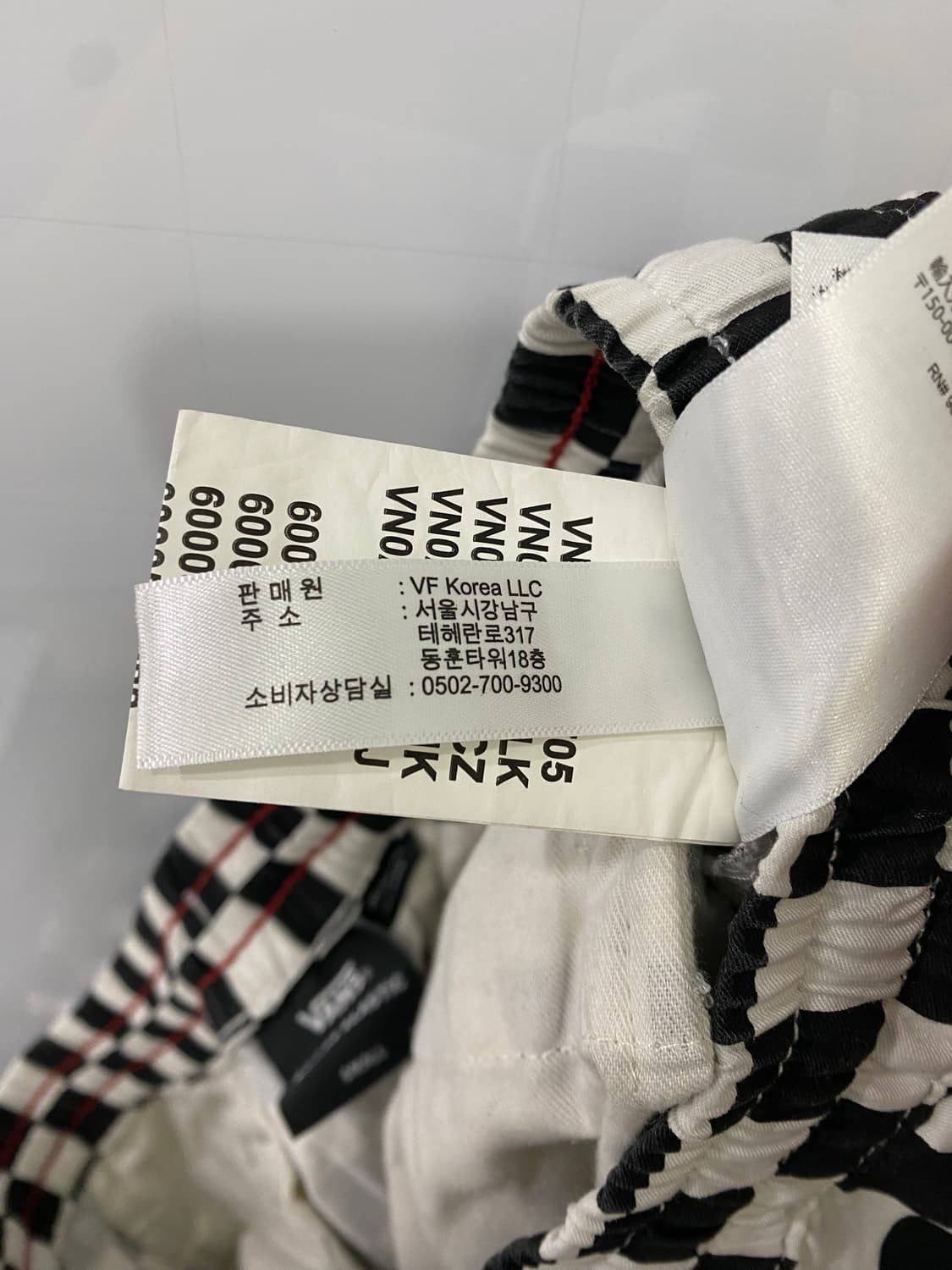 반스 체크 하프팬츠(S) 상품이미지4