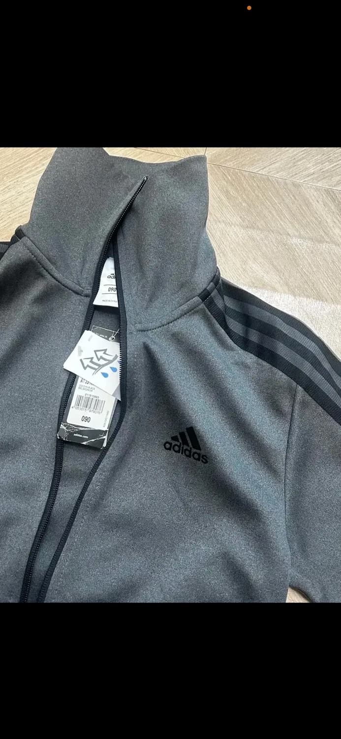 아디다스 삼선 져지 차콜&블랙 상품이미지1