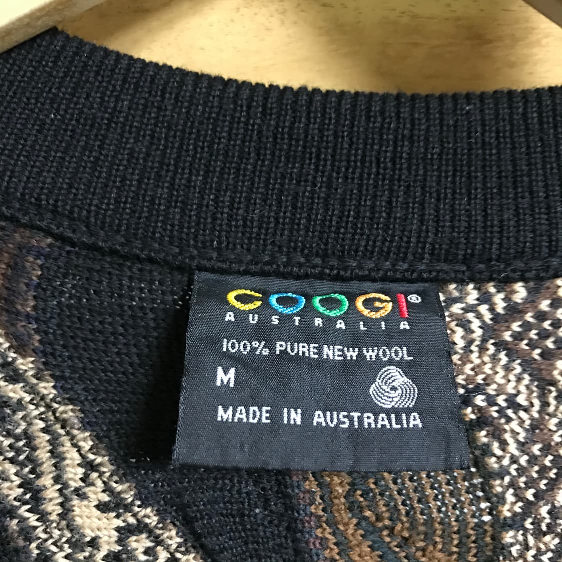 쿠지 케이블 맛도리 브이넥 울 니트 상품이미지3