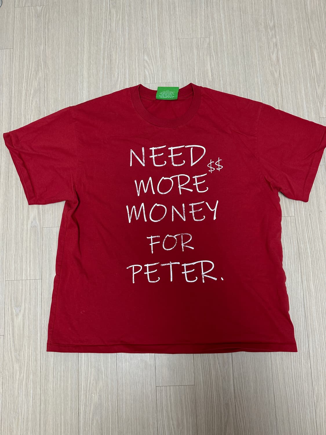 MYNAMEISPETER MONEY T-SHIRTS 상품이미지3