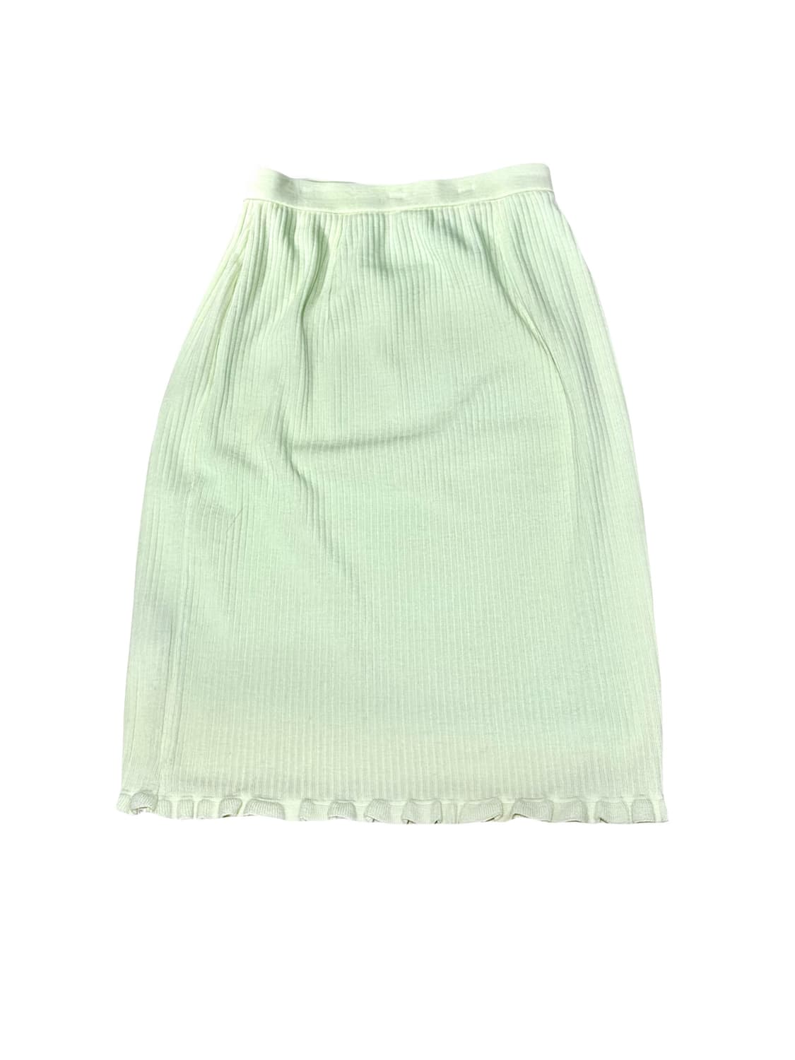 메론 민트 니트 미디스커트 상품이미지1