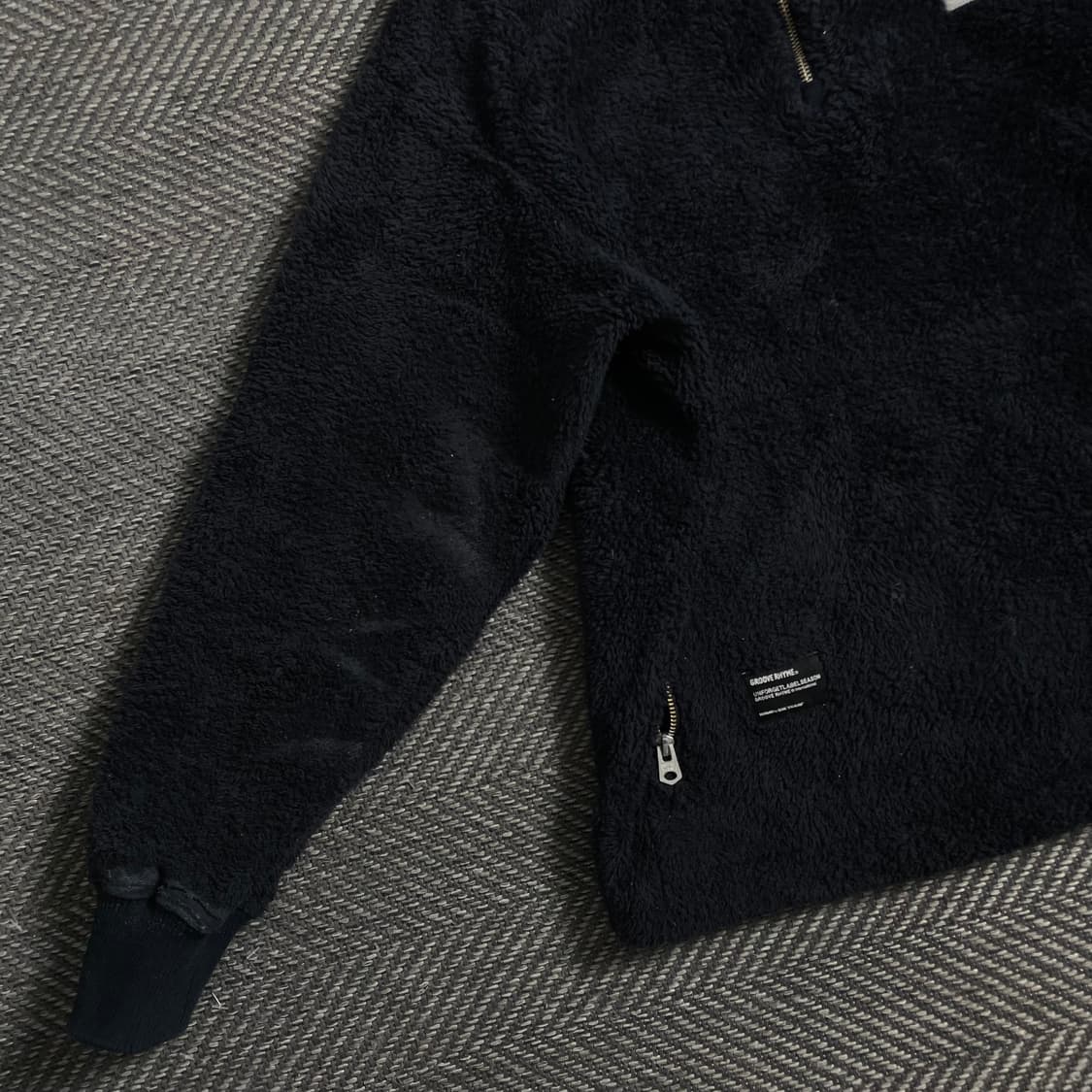 Groove Rhyme 하이넥 쉐르파 플리스 반집업y 4996 상품이미지4