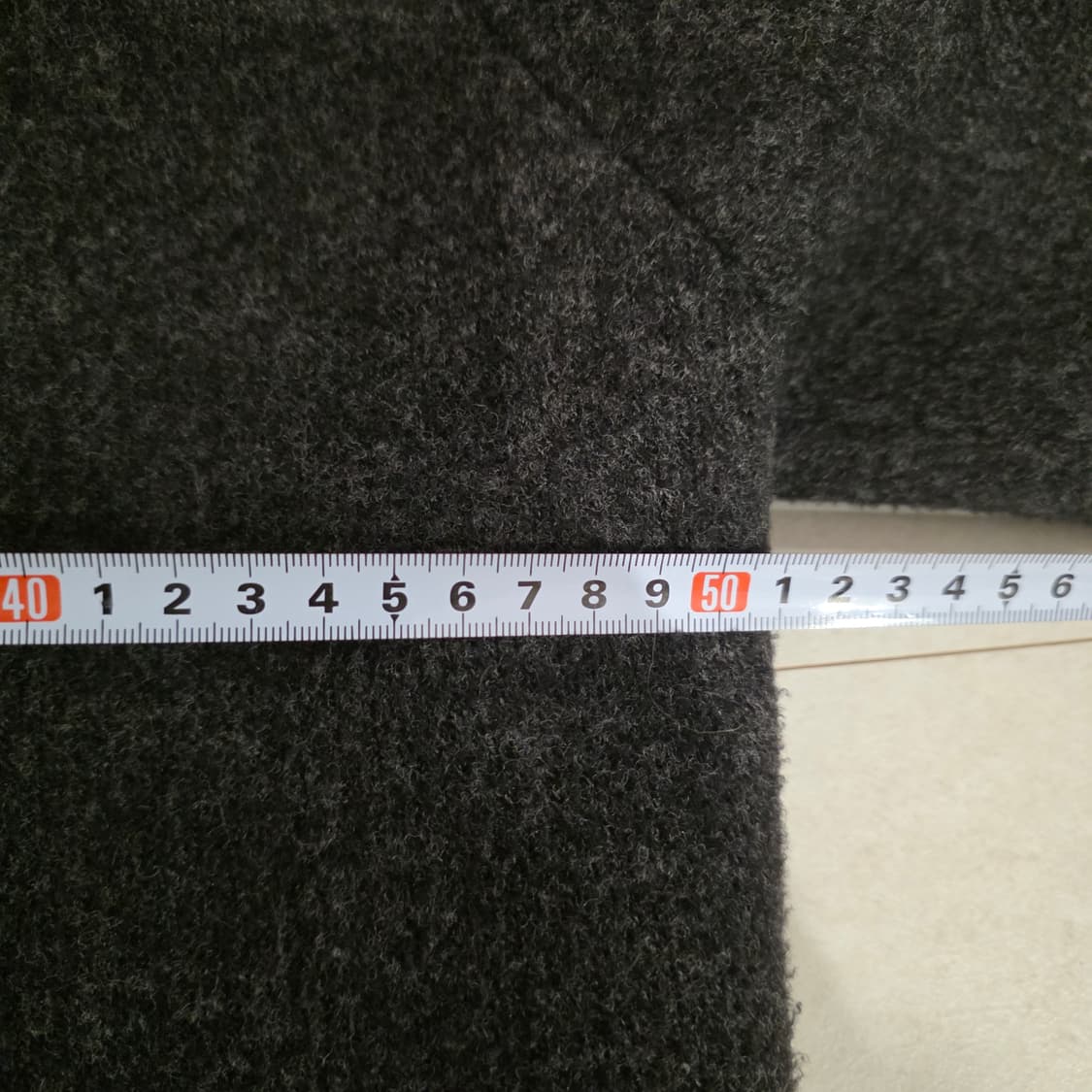 산드로 블랙 레더 소매 코트 36 상품이미지8