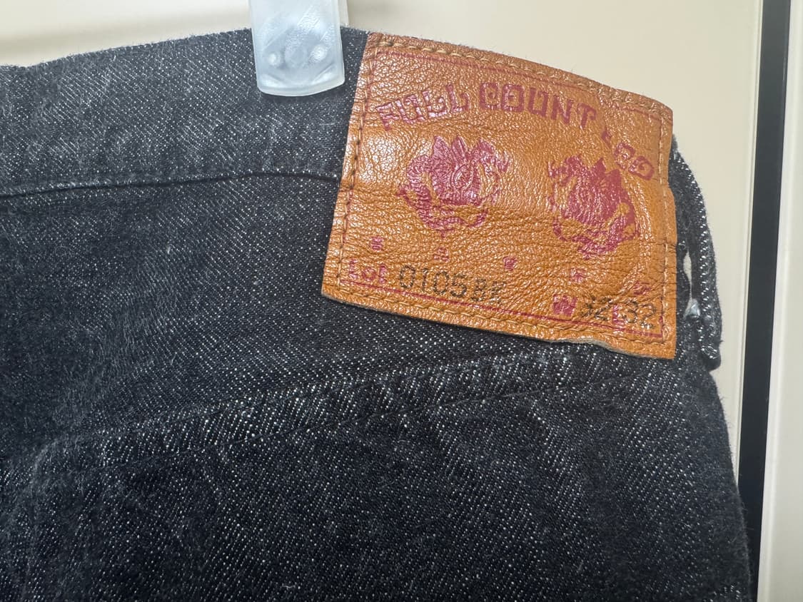 풀카운트 0105bk 셀비지 데님 상품이미지2