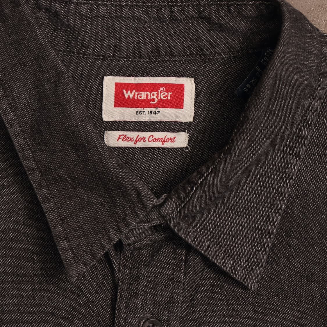 랭글러 코튼 워크셔츠 차콜 A1657 상품이미지3