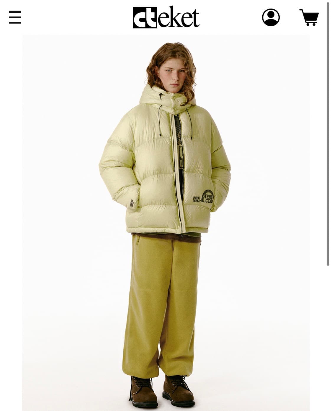 테켓 패딩 Warm Flex Down Jacket 덕다운 자켓 상품이미지5