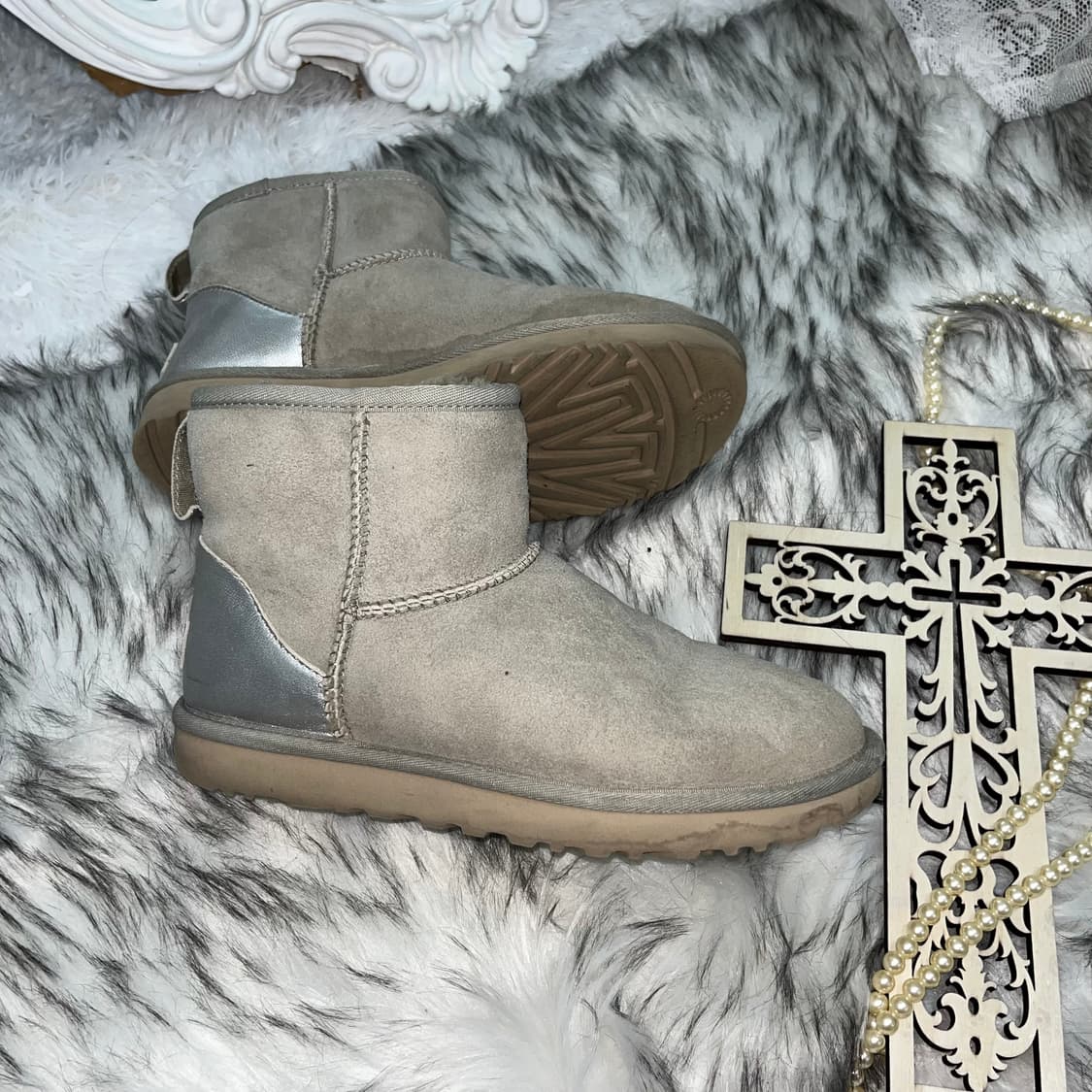 Ugg 베이지 숏부츠 상품이미지3