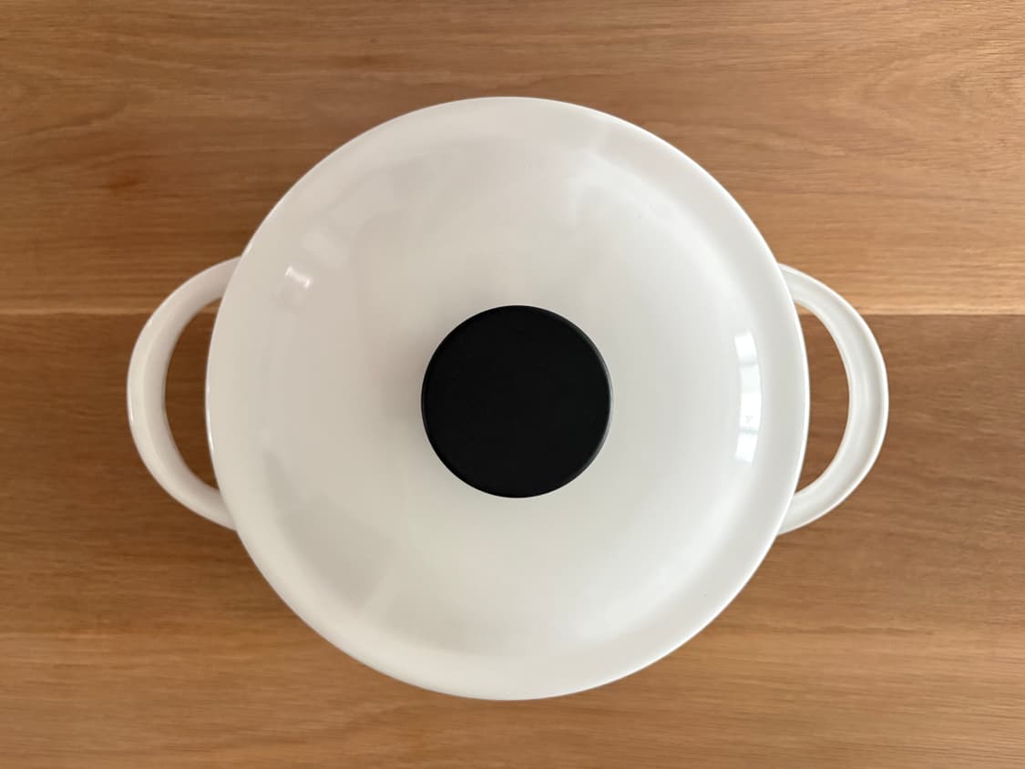 일본 노다호로 LUKE 양수냄비 20cm 화이트 상품이미지1