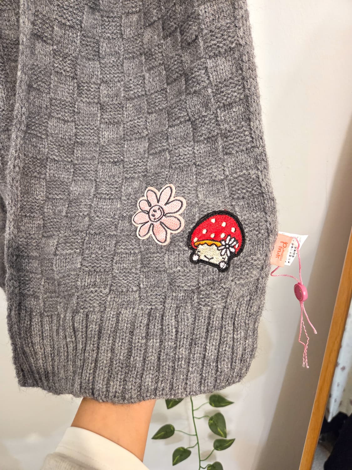 패치 니트 머플러 상품이미지3