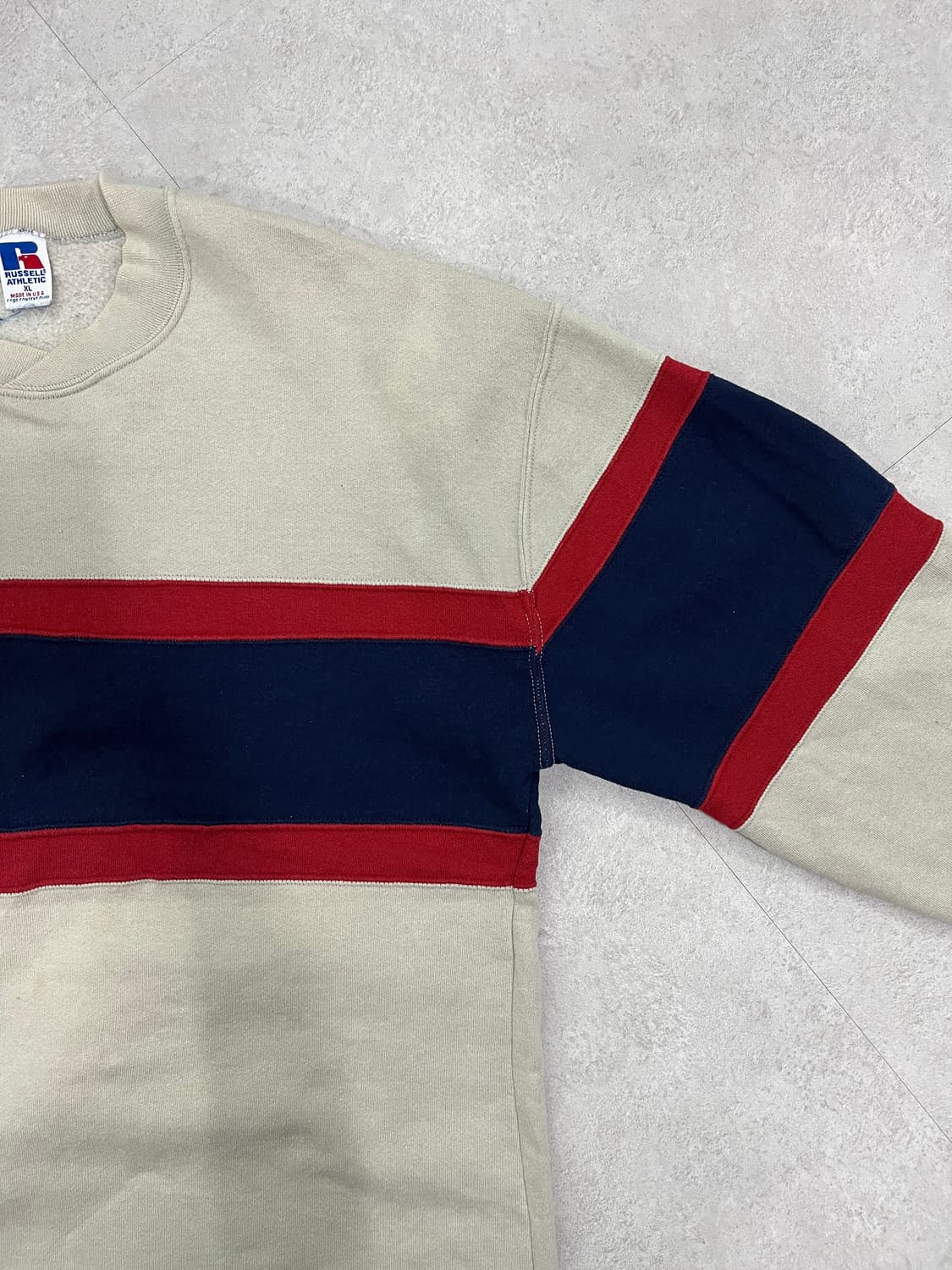 90s USA 러셀 애슬레틱 긴팔 슬리브 XL 상품이미지2